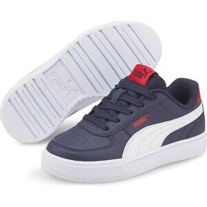 PUMA Kid's Caven 2.0 Jr Trainer Sneaker Size 4C 22 Blue/White Lace Up NWOB